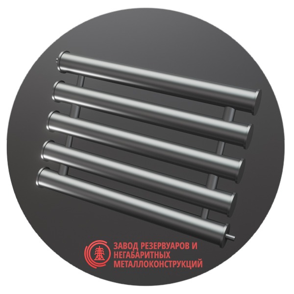 Регистры отопления пятирядные РСП-5x48x2.0-7000 мм