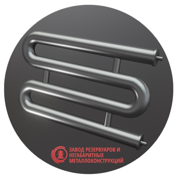 Регистры отопления четырехрядные РЗП-4x108x3.0-4000 мм