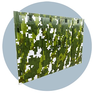 Бронеставни защитные распашные